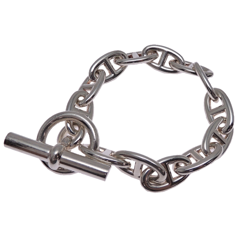 HERMES Silver Charm Bracelet